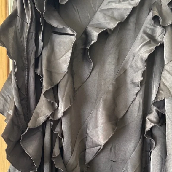 Anthropologie Bias-Cut Ruffled Midi Dress - Picture 4 of 6